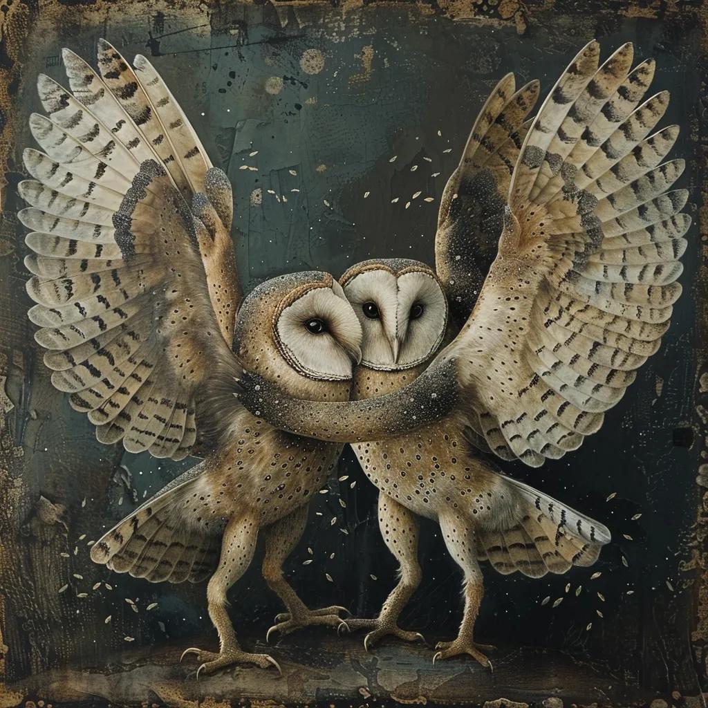 dancing owls