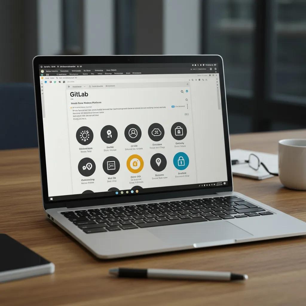 GitLab DevSecOps platform interface showcasing integrated security features