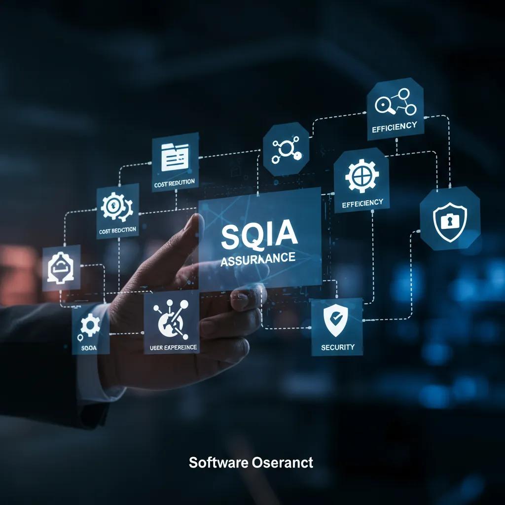 Illustration of the benefits of implementing software quality assurance in software development